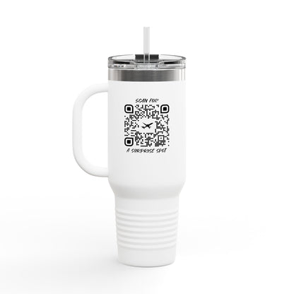 Travel – Travel Mug – Scan for a Surprise Spot