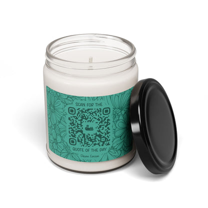 Home & Cozy – Candle – Scan for the Quote of the Day