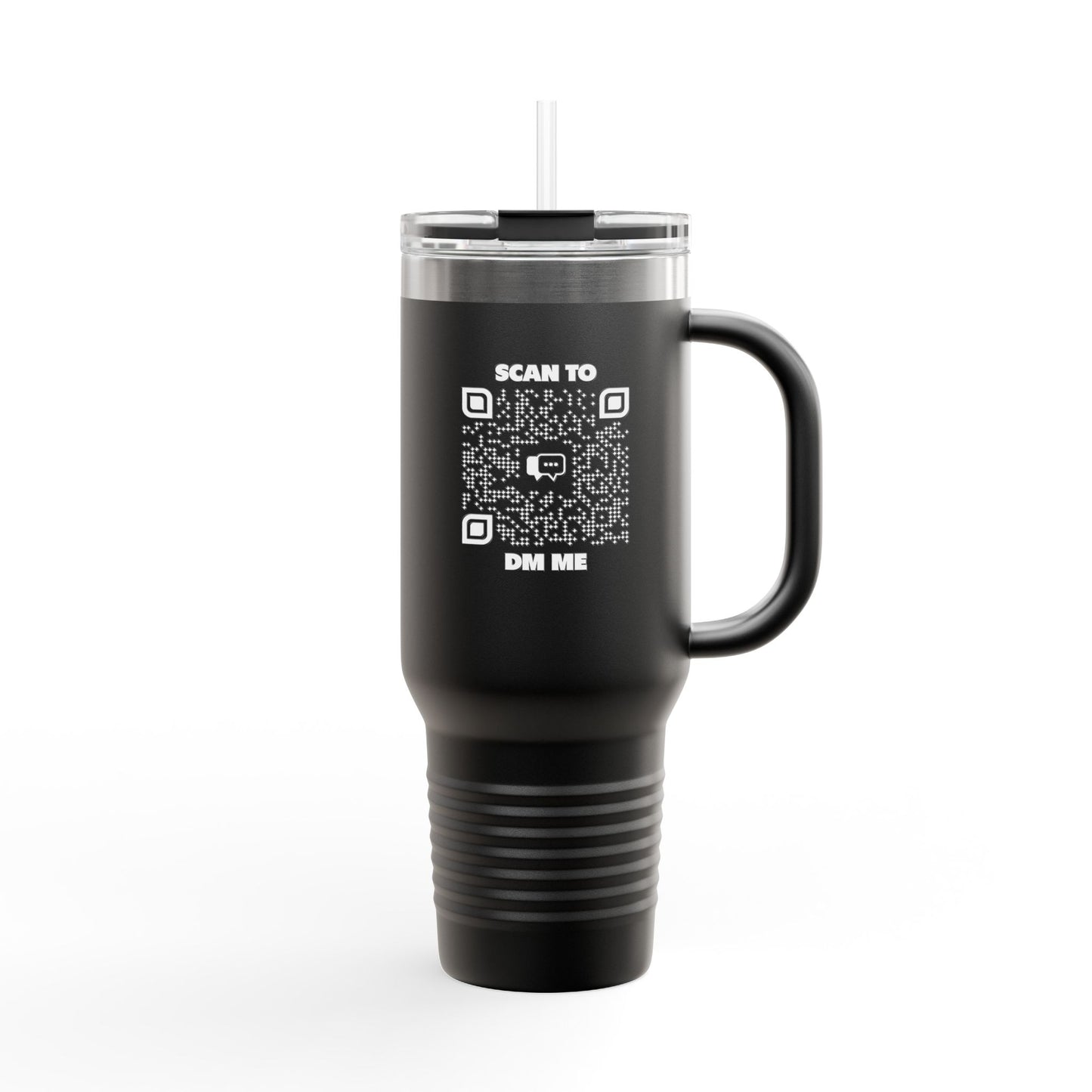 Dating – Insulated Travel Mug – Scan to DM Me