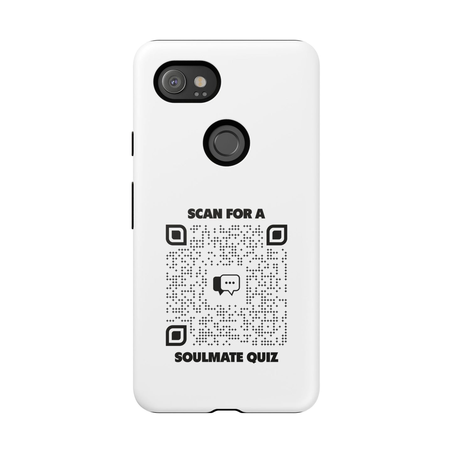 Dating – Tough Case – White – Scan for a Soulmate Quiz