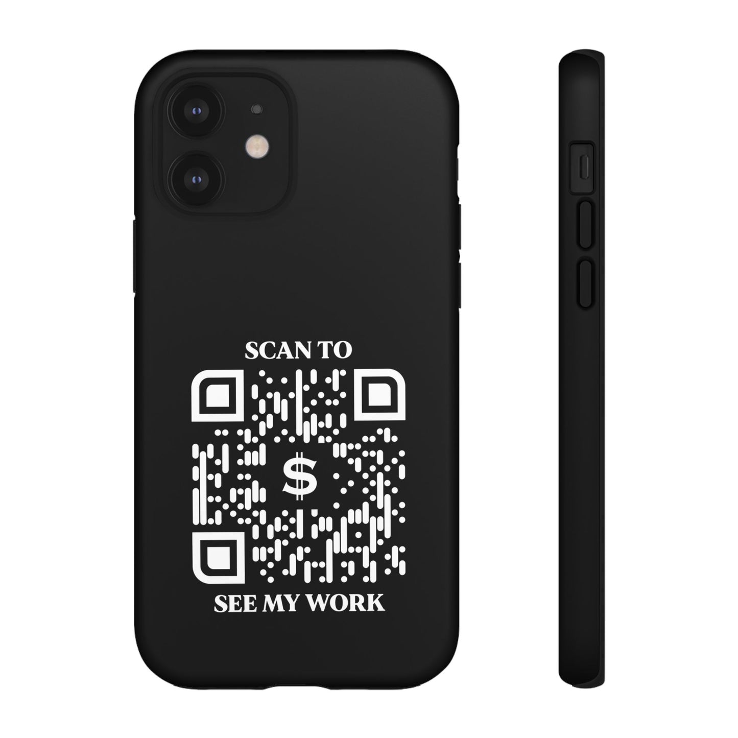 Business & Networking – Tough Case – Black – Scan to See My Work