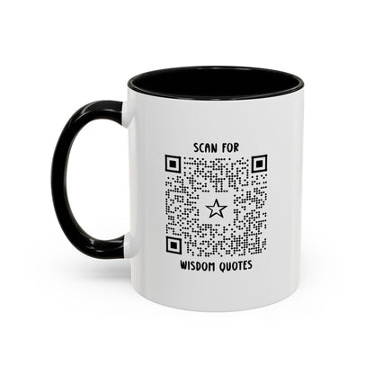 Inspiration – Mug – Black – Scan for Wisdom Quotes