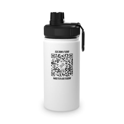 Fitness – Water Bottle – Scan for Motivation