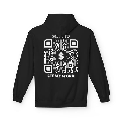 Business & Networking – Hoodie – Scan to See My Work