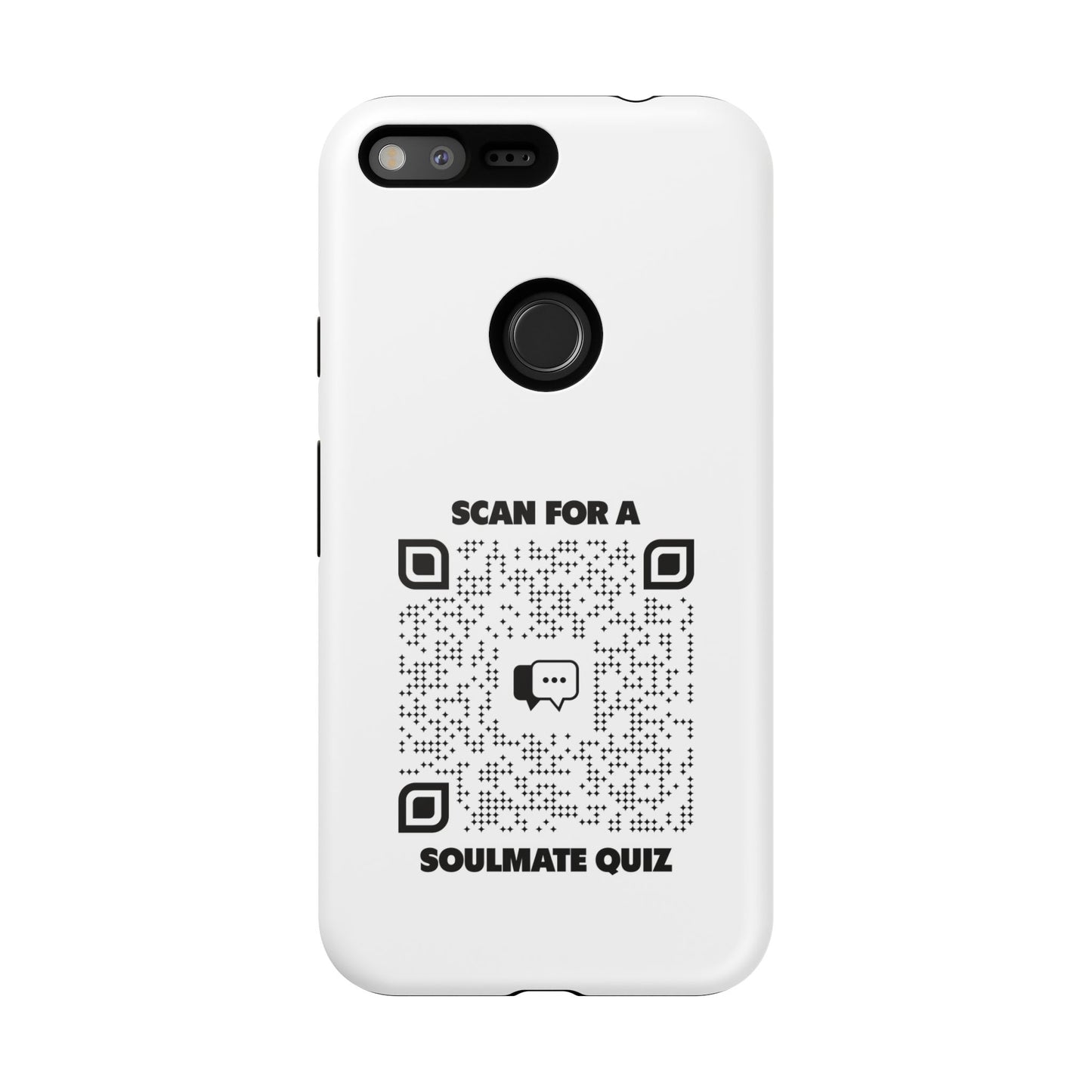 Dating – Tough Case – White – Scan for a Soulmate Quiz