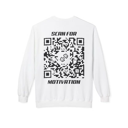 Fitness – Sweatshirt – Scan for Motivation