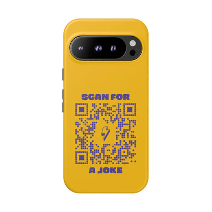 Fun – Tough Case – Yellow – Scan for a Joke