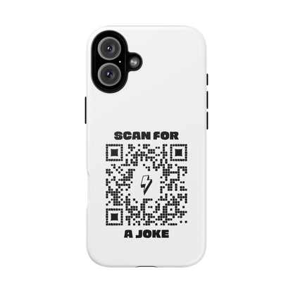 Fun – Tough Case – White – Scan for a Joke