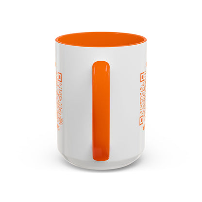 Inspiration – Mug – Orange – Scan for Wisdom Quotes