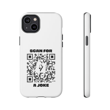 Fun – Tough Case – White – Scan for a Joke