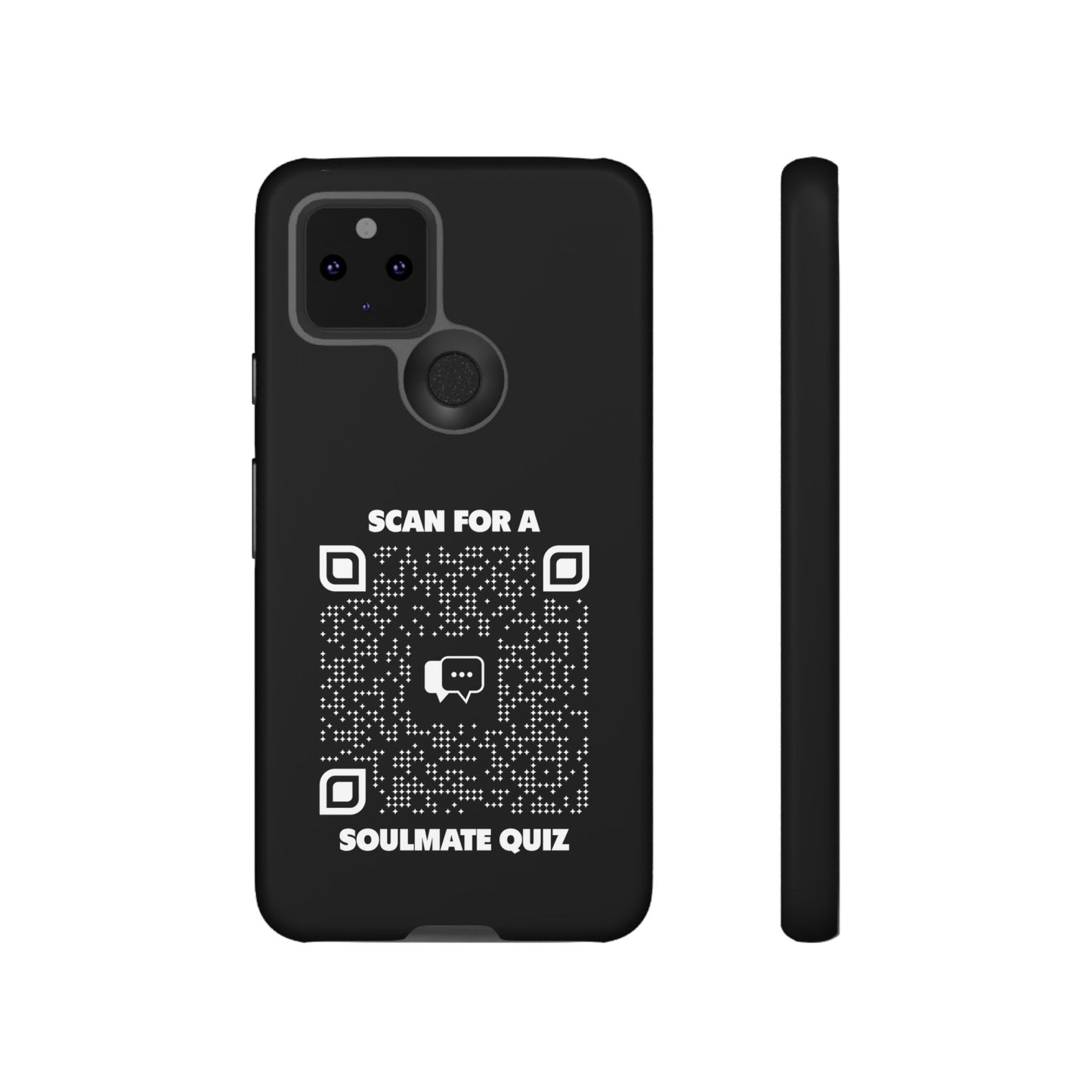 Dating – Tough Case – Black – Scan for a Soulmate Quiz