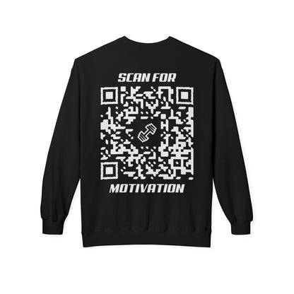 Fitness – Sweatshirt – Scan for Motivation