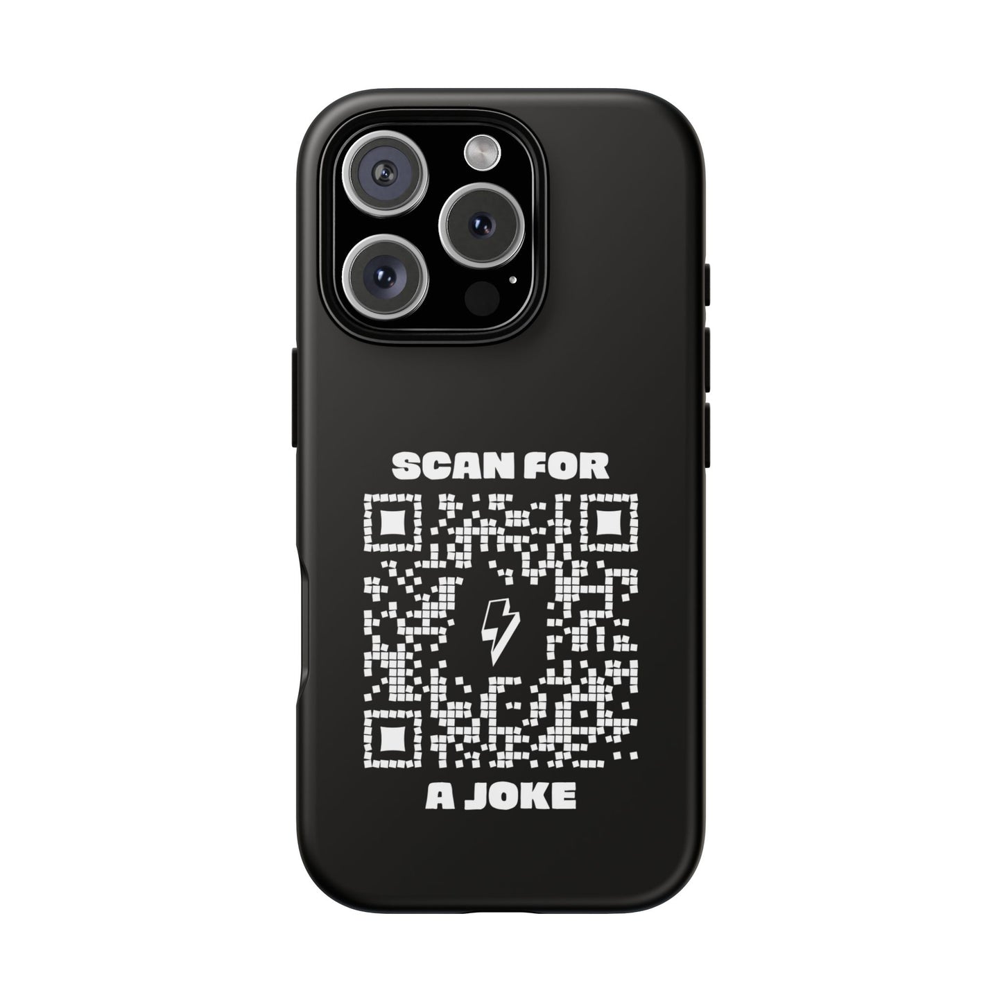 Fun – Tough Case – Black – Scan for a Joke