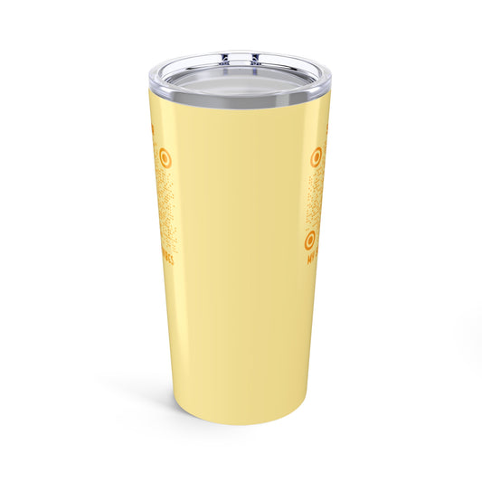 Summer – Tumbler – Yellow – Scan for My Summer Vibes