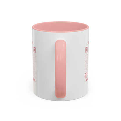 Dating – Mug – Pink – Scan for a Soulmate Quiz