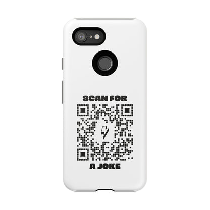 Fun – Tough Case – White – Scan for a Joke