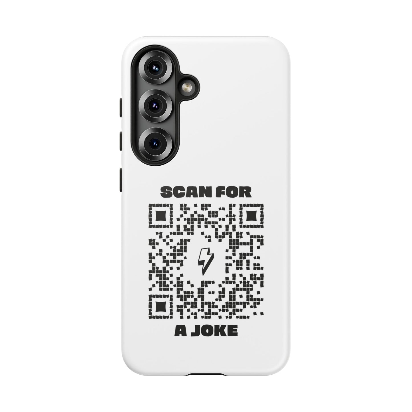 Fun – Tough Case – White – Scan for a Joke