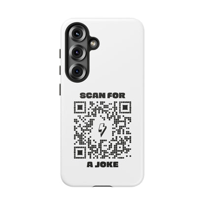 Fun – Tough Case – White – Scan for a Joke