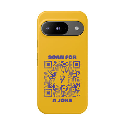 Fun – Tough Case – Yellow – Scan for a Joke