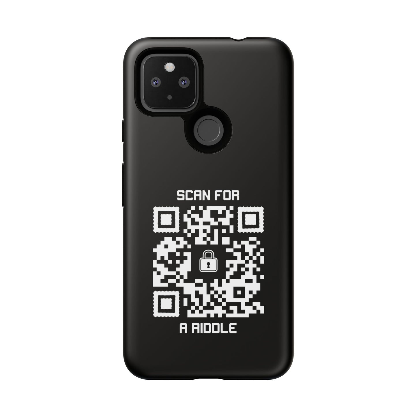 Hidden – Tough Case – Black – Scan for a Riddle