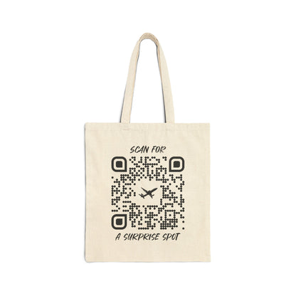 Travel – Tote Bag – Scan for a Surprise Spot