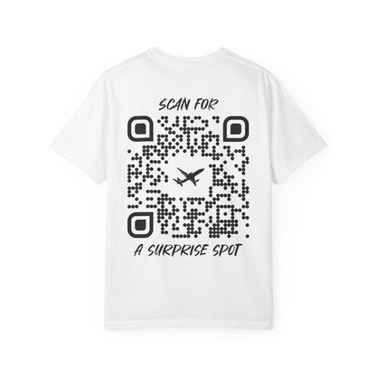 Travel – T-shirt – Scan for a Surprise Spot