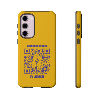 Fun – Tough Case – Yellow – Scan for a Joke