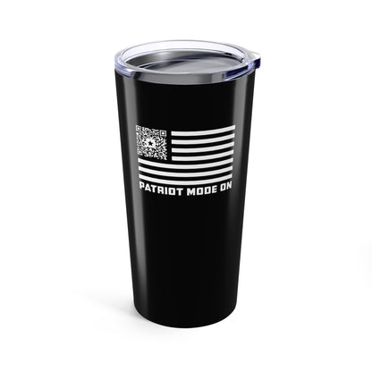Patriot – Tumbler – Black – Patriot Mode On