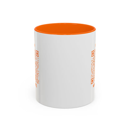 Inspiration – Mug – Orange – Scan for Wisdom Quotes