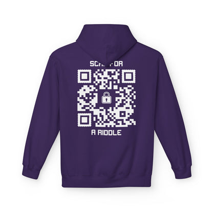 Hidden – Hoodie – Scan for a Riddle