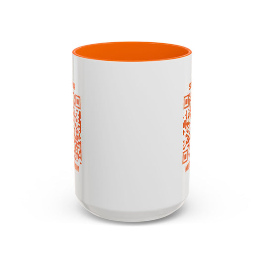 Fitness – Mug – Orange – Scan for Motivation