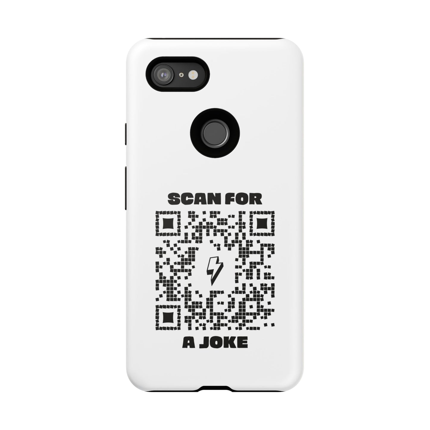 Fun – Tough Case – White – Scan for a Joke