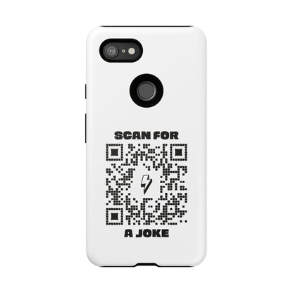 Fun – Tough Case – White – Scan for a Joke