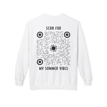 Summer – Sweatshirt – Scan for My Summer Vibes