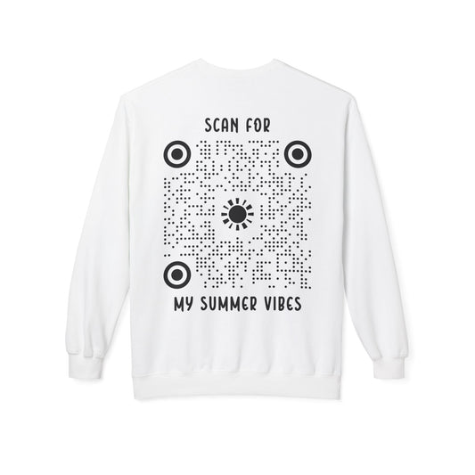 Summer – Sweatshirt – Scan for My Summer Vibes