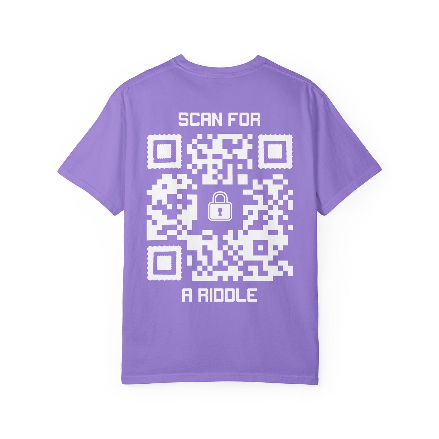 Hidden – T-shirt – Scan for a Riddle