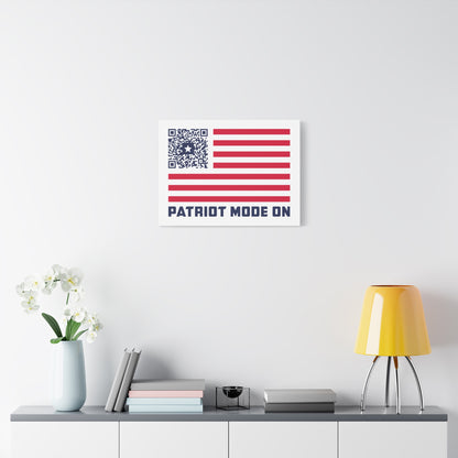 Patriot – Canvas – White – Patriot Mode On