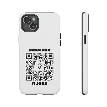 Fun – Tough Case – White – Scan for a Joke