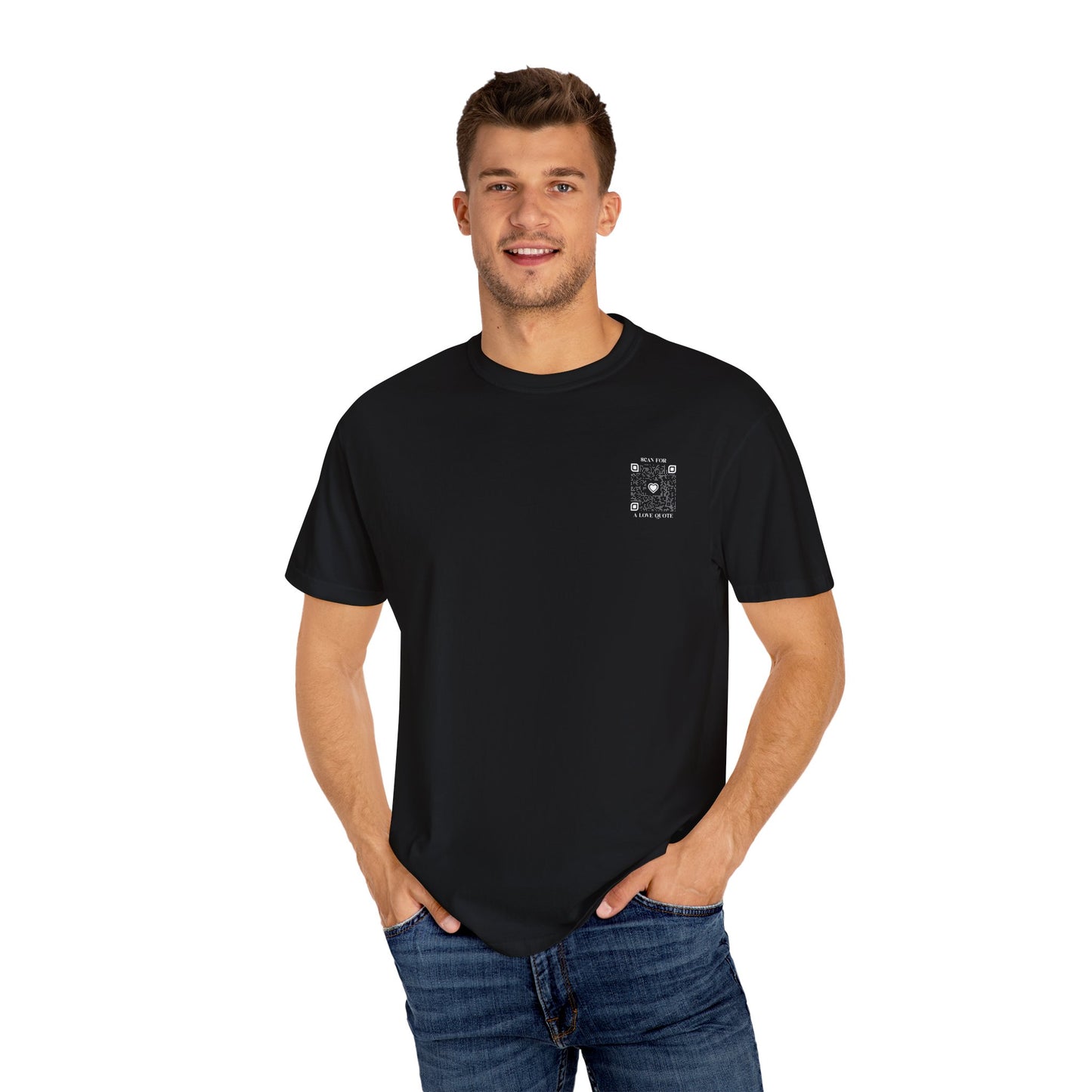 Love – T-shirt – Scan for a Love Quote