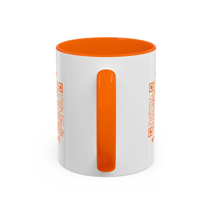 Inspiration – Mug – Orange – Scan for Wisdom Quotes