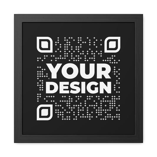 Framed Poster – Black