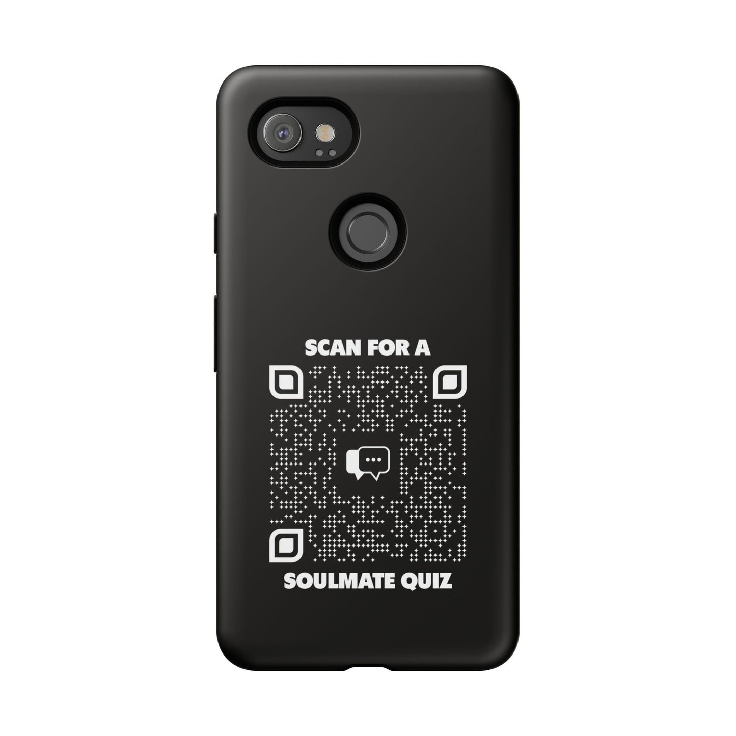 Dating – Tough Case – Black – Scan for a Soulmate Quiz