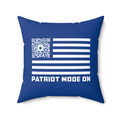 Patriot – Pillow – Dark Blue – Patriot Mode On