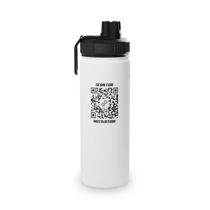 Fitness – Water Bottle – Scan for Motivation