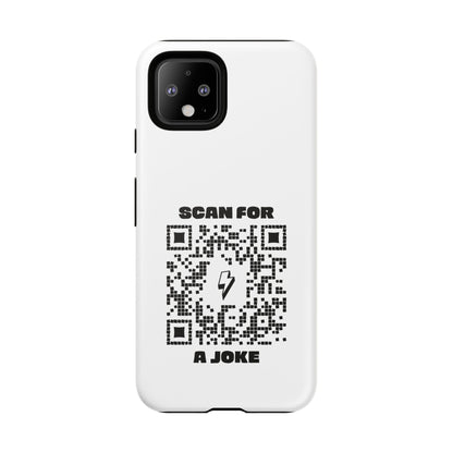 Fun – Tough Case – White – Scan for a Joke