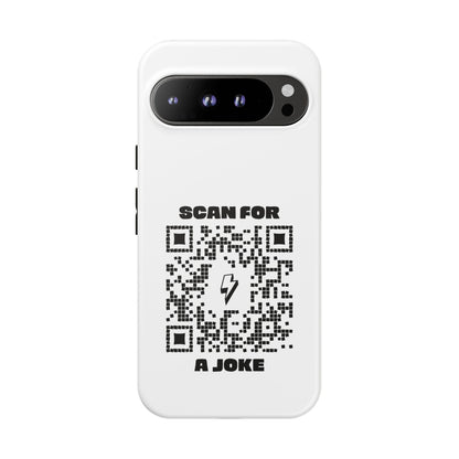 Fun – Tough Case – White – Scan for a Joke