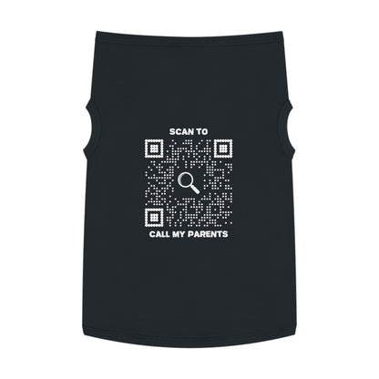 Pet Collection – Tank Top – Black –  Scan to Call My Parents