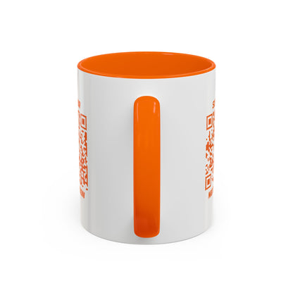 Fitness – Mug – Orange – Scan for Motivation