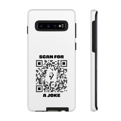 Fun – Tough Case – White – Scan for a Joke