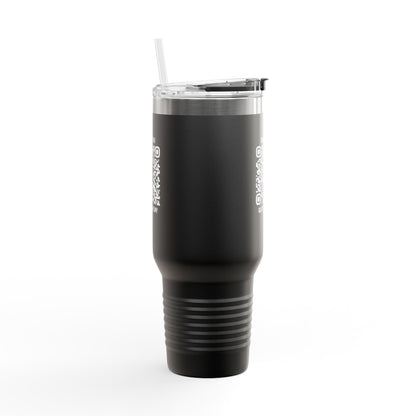 Home & Cozy – Insulated Travel Mug – Scan for the Quote of the Day